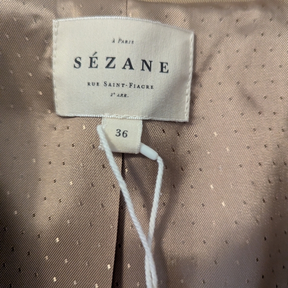 NWT Sezane Scott Trench Coat - Picture 7 of 7